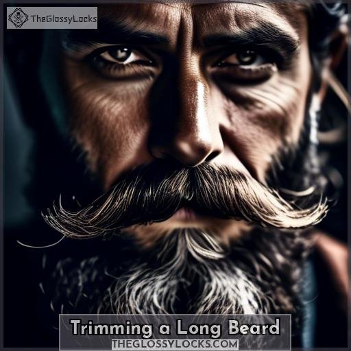 Trimming a Long Beard