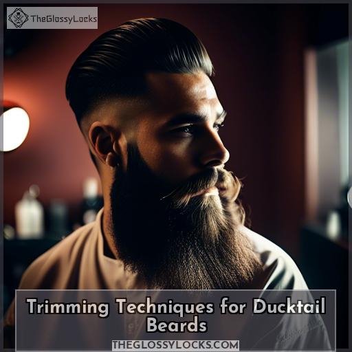 Trimming Techniques for Ducktail Beards