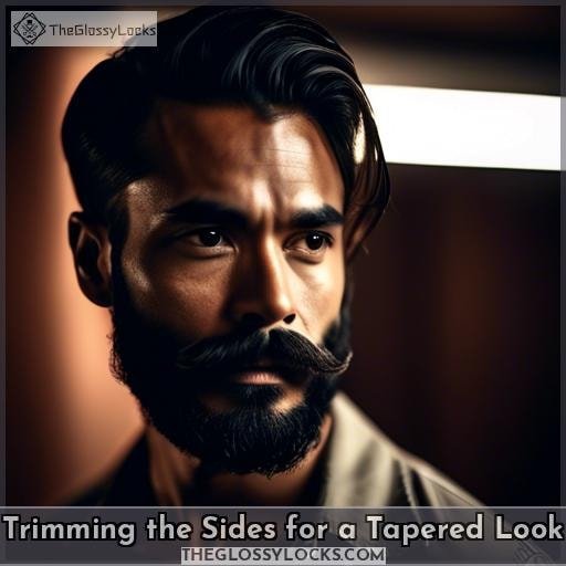 Trimming the Sides for a Tapered Look