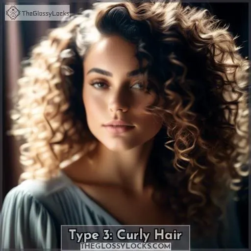 Type 3: Curly Hair