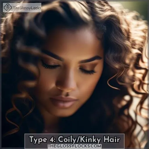Type 4: Coily/Kinky Hair