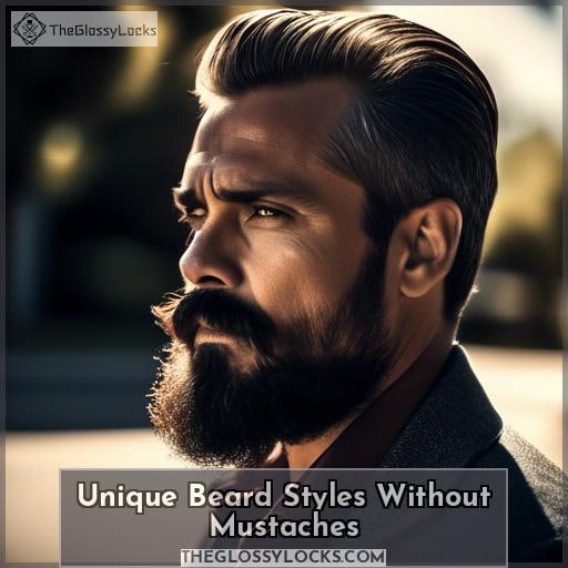 Unique Beard Styles Without Mustaches