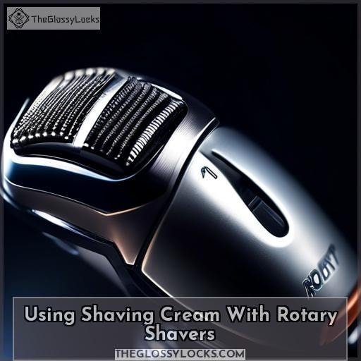 Using Shaving Cream With Rotary Shavers