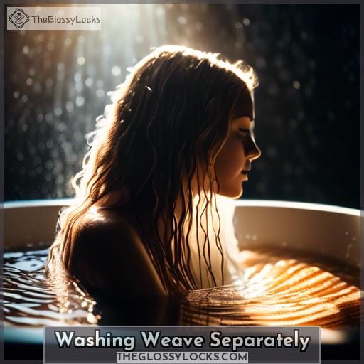 Washing Weave Separately