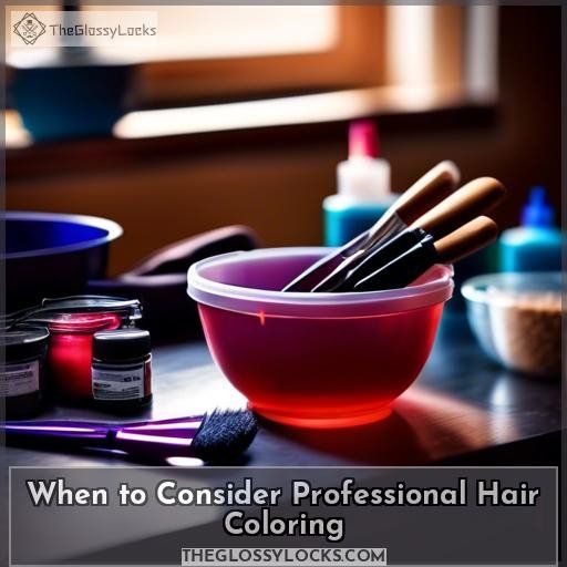 When to Consider Professional Hair Coloring