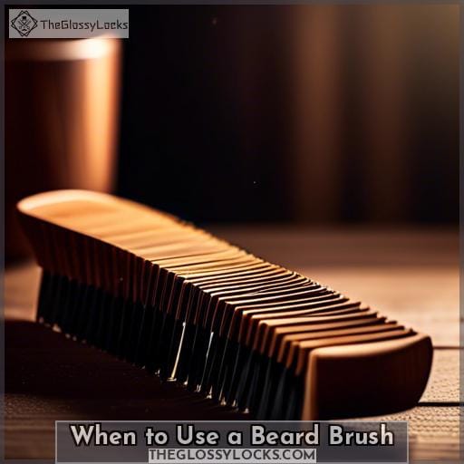 When to Use a Beard Brush