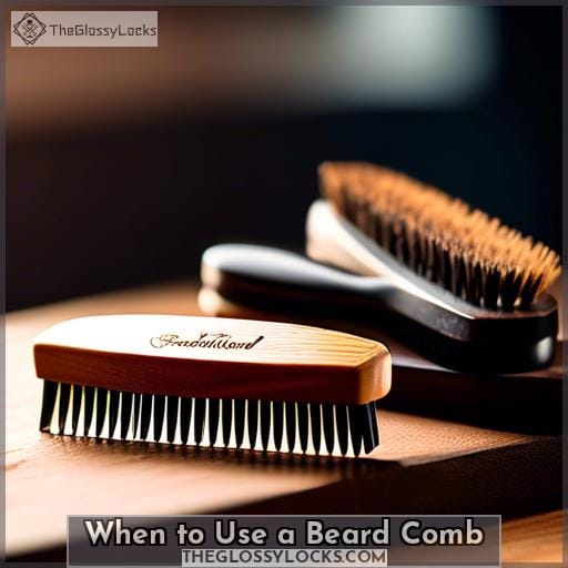 When to Use a Beard Comb