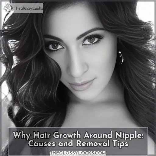 why hair growth around nipple