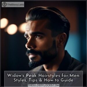 widow's peak hairstyles for men