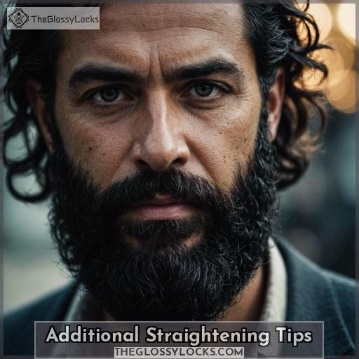 Additional Straightening Tips