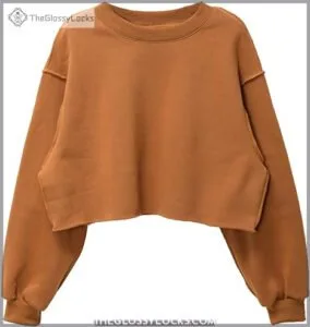 Amazhiyu Women Cropped Sweatshirt Long B0BJ27LPPY