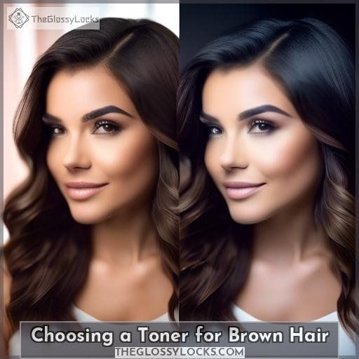 Choosing a Toner for Brown Hair