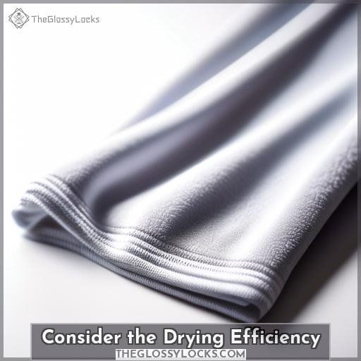 Consider the Drying Efficiency