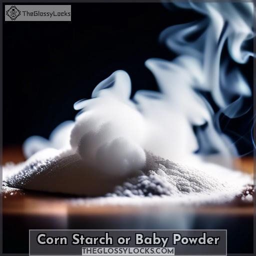 Corn Starch or Baby Powder