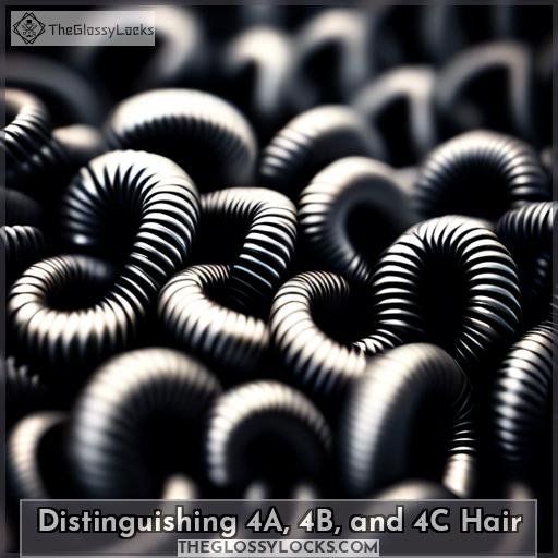 Distinguishing 4A, 4B, and 4C Hair