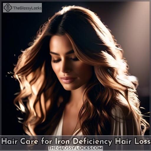 Hair Care for Iron Deficiency Hair Loss
