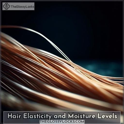 Hair Elasticity and Moisture Levels