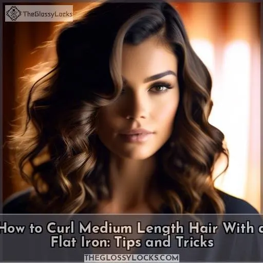 How To Curl Medium Length Hair With A Flat Iron Tips And Tricks