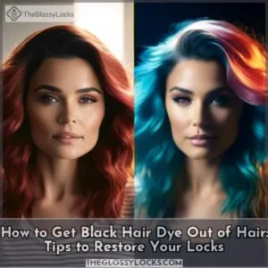 how to get black hair dye out of hair