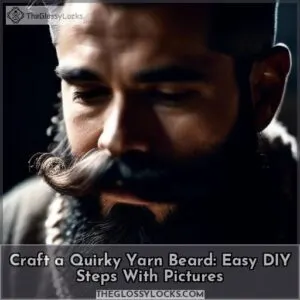 how to make a fake beard with yarn
