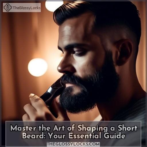 how to shape a short beard