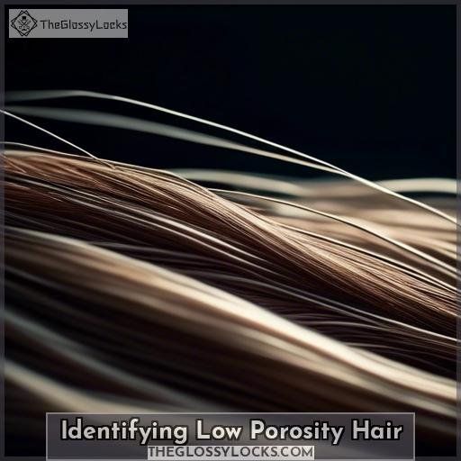 Identifying Low Porosity Hair