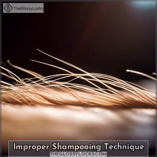 Improper Shampooing Technique
