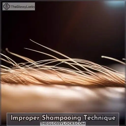 Improper Shampooing Technique