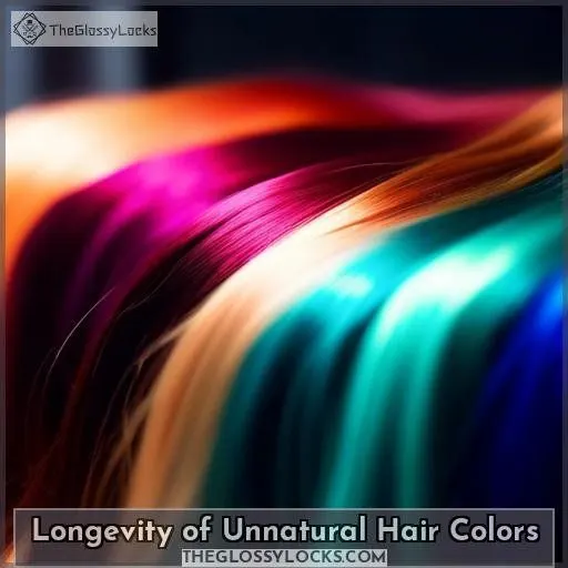 Longevity of Unnatural Hair Colors