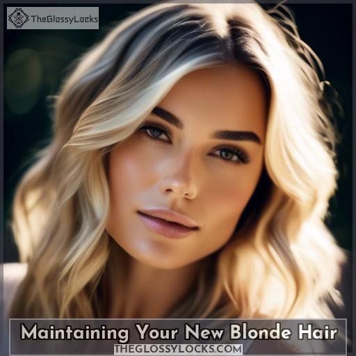 Maintaining Your New Blonde Hair