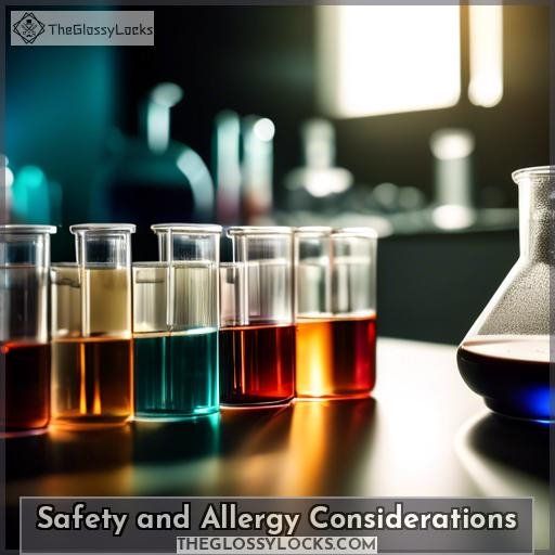 Safety and Allergy Considerations
