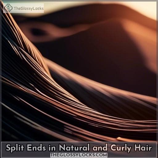 Split Ends in Natural and Curly Hair