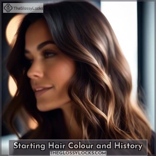 Starting Hair Colour and History