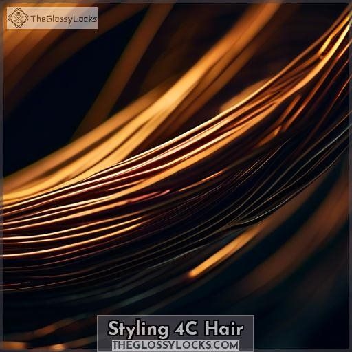 Styling 4C Hair