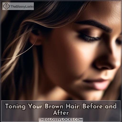 Toning Your Brown Hair: Before and After