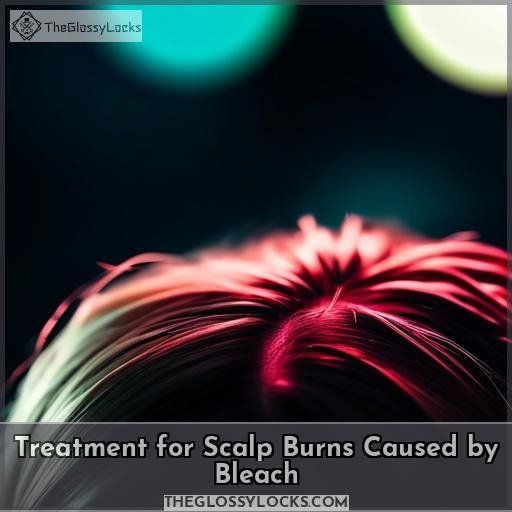 Treatment for Scalp Burns Caused by Bleach