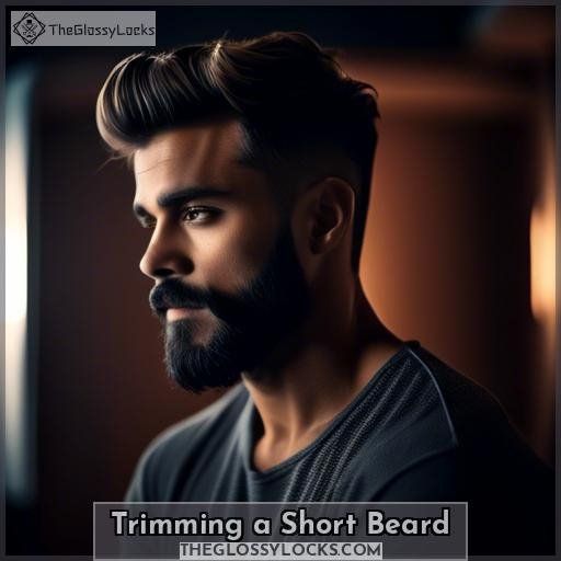 Trimming a Short Beard