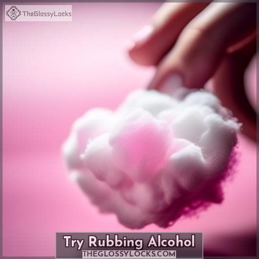 Try Rubbing Alcohol
