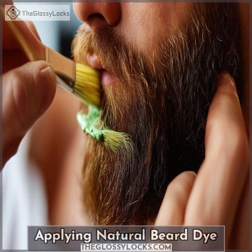Applying Natural Beard Dye