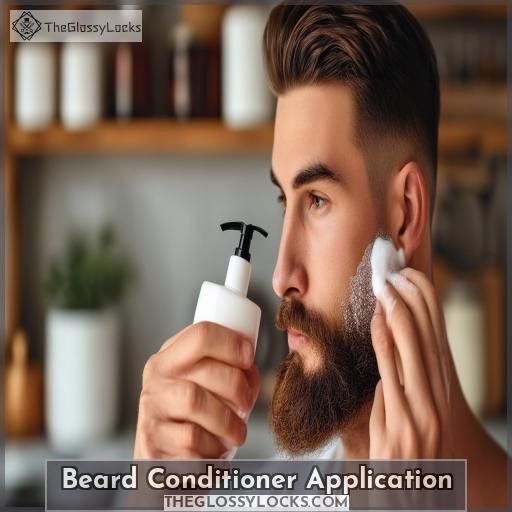 Beard Conditioner Application