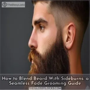 how to blend beard with sideburns