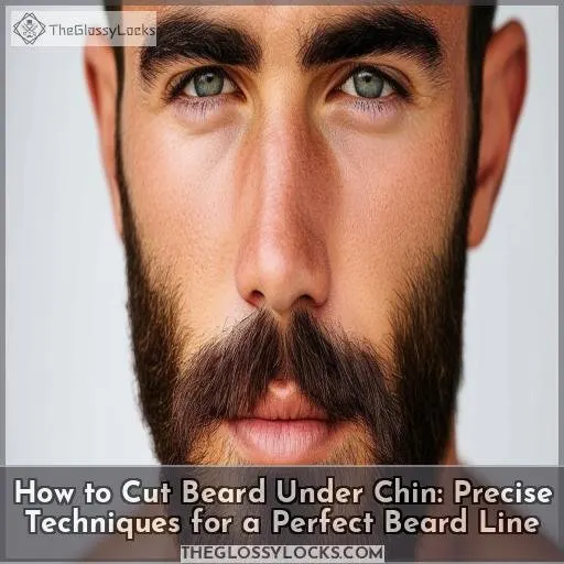 how to cut beard under chin