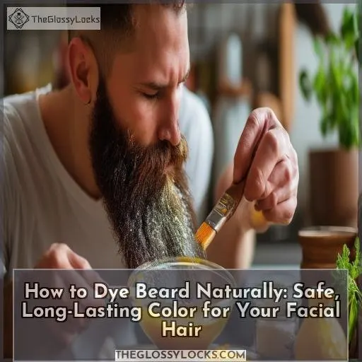how to dye beard naturally