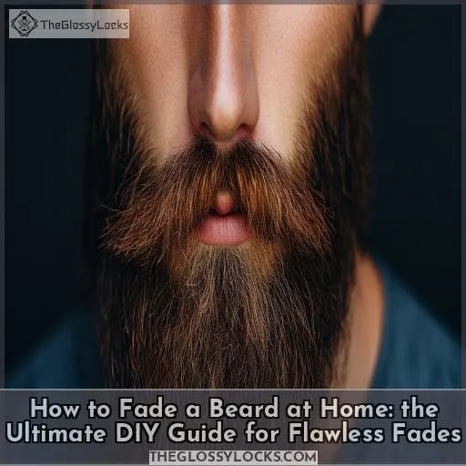 how to fade a beard at home