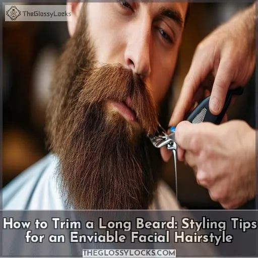 how to trim a long beard