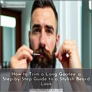 how to trim a long goatee