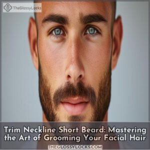 how to trim neckline short beard