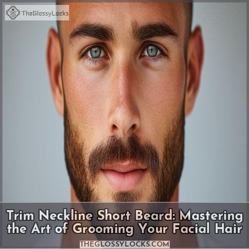 how to trim neckline short beard