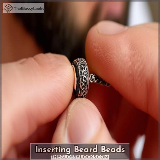 Inserting Beard Beads
