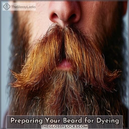 Preparing Your Beard for Dyeing